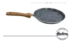 Sarten Panquequera De Aluminio 22 Cm Linea Hudson Stone Color Gris Granito - tienda online