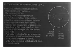 Imagen de Hudson Design Set de 4 cuchillos negros de acero inoxidable 23x10cm