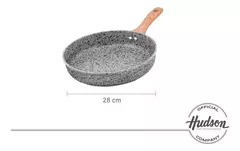 Sartén Hudson Granito Stone Aluminio Forjado 28cm Inducción Color Gris - comprar online