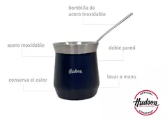 Mate Hudson De Acero Color Negro Vaso en internet