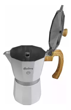Cafetera Aluminio Blanca Tipo Italiana 9 Tazas Inducción - AMODO ORDEN