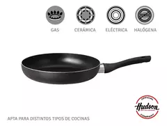 Sarten Hudson Antiadherente 28 Cm Aluminio Color Negro en internet
