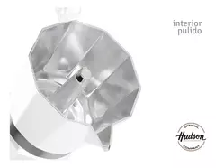 Cafetera Esmaltada Blanca Italiana Induccion 6 Tazas Color Blanco en internet