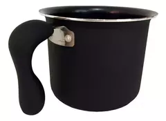 Jarro Lechero Hervidor Hudson Antiadherente 11 Cm Color Negro en internet