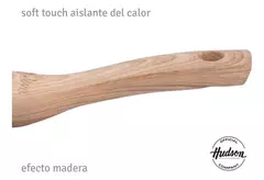 Wok Antiadherente Hudson 28 Cm Aluminio Color Gris Granito - AMODO ORDEN