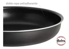 Batería De Cocina Hudson KitchenWare 09-10016N 5 Piezas Antiadherente Aluminio Color Negro Teflon - tienda online