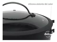 Cacerola De Aluminio Negra Antiadherente Total Black 20 Cm Color Negro - tienda online