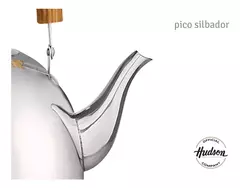 Hudson Pava Acero Inoxidable 1,5lts Pico Matero Mango Madera Normal Color Marrón - tienda online