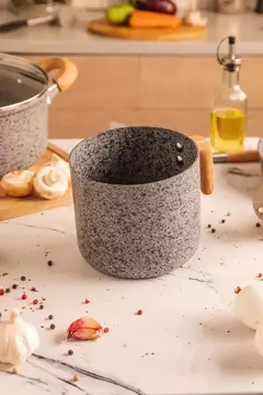 Imagen de Jarro Hudson Granito Stone Hervidor Aluminio 14cm Inducción Color Gris