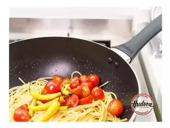 Sarten Teflon Antiadherente Hudson 26cm Excelente Calidad Color Negro