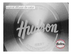 Wok Con Tapa Antiadherente Hudson Aluminio Teflon 32 Cm Color Negro