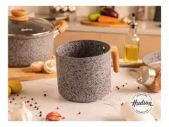 Jarro Hudson Granito Stone Hervidor Aluminio 14cm Inducción Color Gris