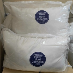 Kit De 2 Almohadas Hoteleras Premium 70 X 50 Blanco