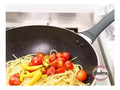 Sarten Hudson Antiadherente 28 Cm Aluminio Color Negro - comprar online