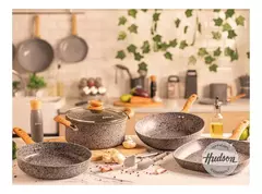 Sartén Hudson Granito Stone Aluminio Forjado 28cm Inducción Color Gris en internet