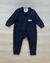 MACACÃO INFANTIL BEBÊ SUEDINE COM ZÍPER LISO 2133 BLACK