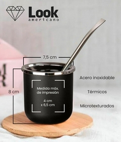 Mate de acero inoxidable personalizado
