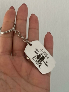 Llavero chapa militar personalizado en internet