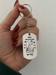 Llavero chapa militar personalizado - comprar online