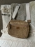 BANDOLERA 100% CUERO GAMUZA- Beige-