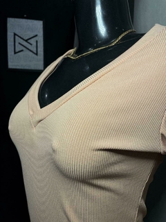 Body Decote V Manga Longa - comprar online