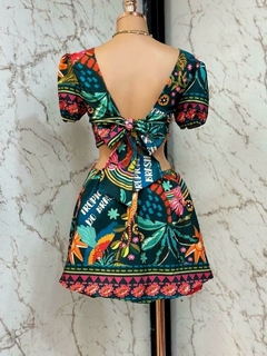 Macaquinho Estampa Floral - comprar online