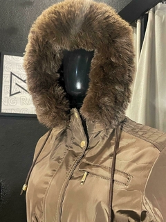 Jaqueta Parka com Capuz Forro Peluciado - Zing Rara