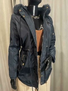 Jaqueta Parka com Capuz Forro Peluciado - comprar online