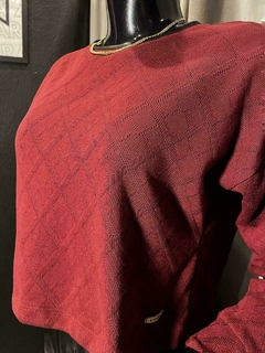 Cropped Tricô Modal Manga Longa Vivan - comprar online