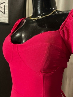 Vestido Midi Godê Costas Ajustável Trançada - comprar online