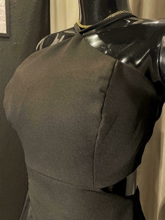 Vestido Curto Alça Pescoço Ajustável - comprar online