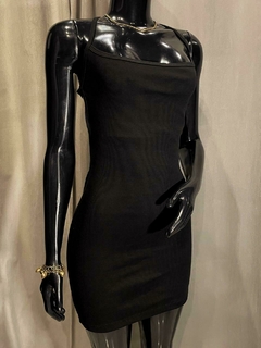 Vestido Curto Tubinho Costas Ajustável Trançada - Zing Rara