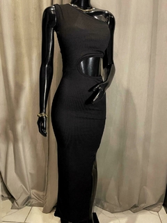 Imagem do Vestido Longo Cortes Laterais com Fenda