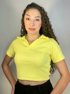 Cropped Gola Polo Canelado Essentials