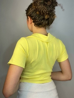 Cropped Gola Polo Canelado Essentials - comprar online