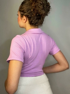 Cropped Gola Polo Canelado Essentials - Zing Rara