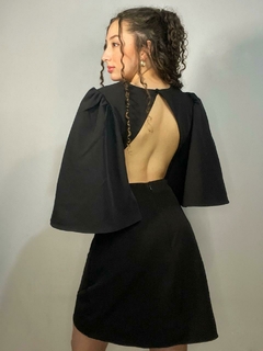 Vestido Curto Manga Bufante Essentials - comprar online
