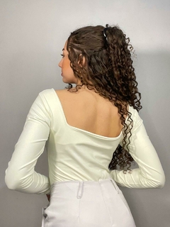 Body Manga Longa Corte Quadrado Essentials - loja online