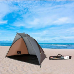 Carpa Klimber Playera Paraviento Filtro Uv50+ 2p COLOR MARRON en internet