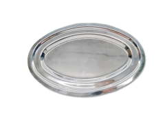Fuente Oval 21 Cms. Acero Inox. Carballeda