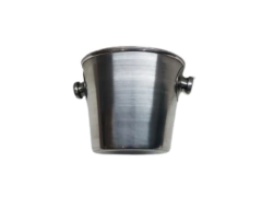 Balde Hielo 1 Pers. Enterizo C/Pompon Ac. Inox. Brade - comprar online