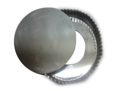 Tartera 16 Cms. Desmontable Rizada Hojalata