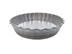Tartera 30 Cms. Desmontable Rizada Aluminio