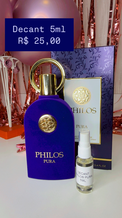 DECANT PHILOS PURA - 5ML - ROYAL AMBER