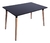 Mesa Eames negra - comprar online