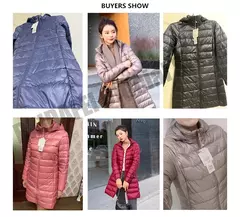 Casaco leve e comprido para baixo feminino, casaco puffer portátil, capuz remov
