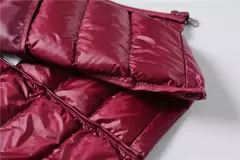 Casaco leve e comprido para baixo feminino, casaco puffer portátil, capuz remov - ScottWorld