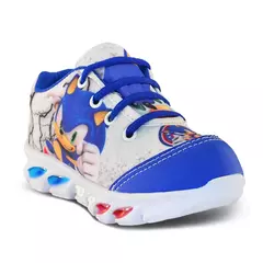 tenis de led infantil masculino sonic com luzinha meninos mais mochila com relog - ScottWorld