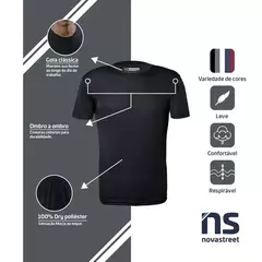 Kit 5 Camisetas Novastreet Dry Fit Anti Suor - Linha Premium - comprar online