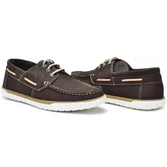 Mocassins de couro gts docksider-masculino - loja online